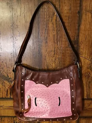 Montana Silversmiths Pink Tooled Leather Purse • $45