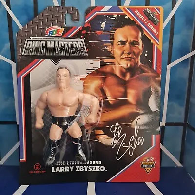 £32 • Buy Larry Zbyszko - Rush Toys Ring Masters S1 - New WWE Wrestling Figure MOC