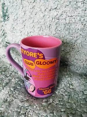 Eeyore 3D Purple Mug Cup Disney Store Exclusive Gloomy Club '66 Winnie The Pooh • £11.99