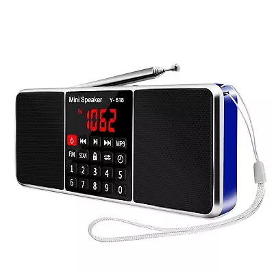 Multifunction Digital FM Radio Media Speaker MP3 Music Player Support TF Card... • $32.69