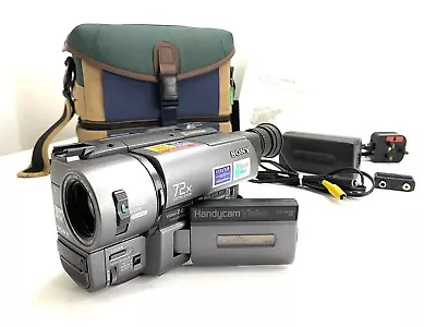 Sony CCD-TRV35E Video8 Tape Digital Video Camera HANDYCAM Complete Working Set • £145