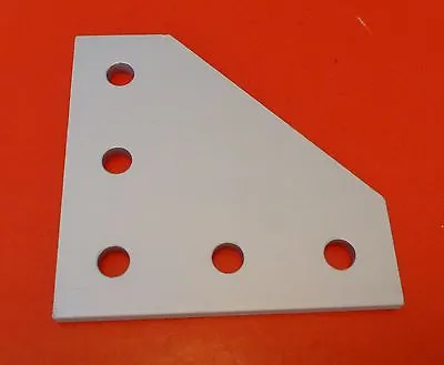 80/20 8020 EQUIVALENT Aluminum 5 Hole 90° Joining Plate 10 Series P/N 4151 NEW • $6.50