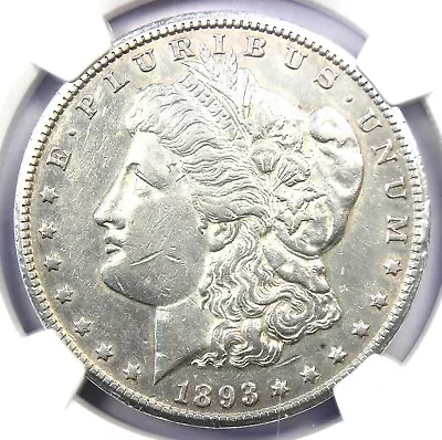 1893-CC Morgan Silver Dollar $1 Carson City Coin - Certified NGC AU Details • $2987.75