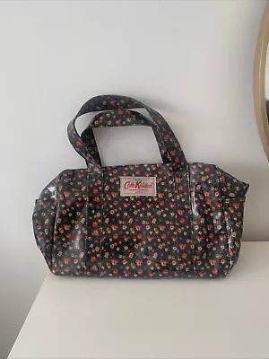 Cath Kidston 'Kentish Rose' Mini Day Bag Oilcloth - Navy Blue • £10