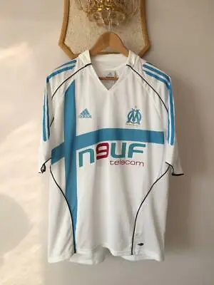 Olympique Marseille France 2004 2005 Home Football Soccer Shirt Jersey Adidas • $30