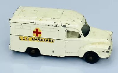 Vintage 1962 Lesney Matchbox Lomas Bedford LCC Ambulance Missing Doors • $8.75