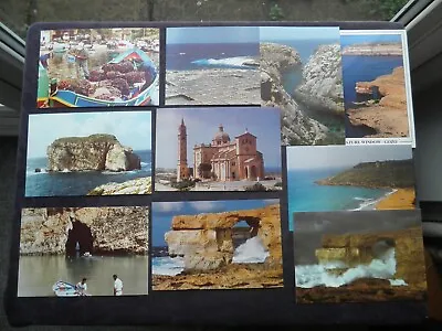 £3.99 • Buy 10 Postcards Of Gozo, Mgarr Harbour, Azure Window Dwejra, Ta' Pinu Church, Ramla