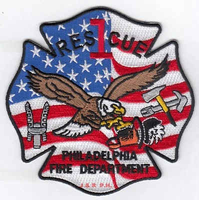 $4.35 • Buy Philadelphia  Rescue - 1, Pennsylvania Fire Patch