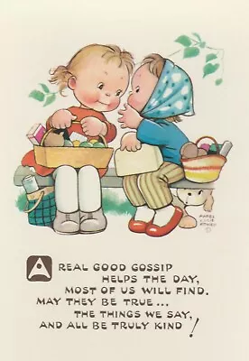 £1.79 • Buy A Artist Signed Mabel Lucie Attwell Old Postcard Comic Children Collecting