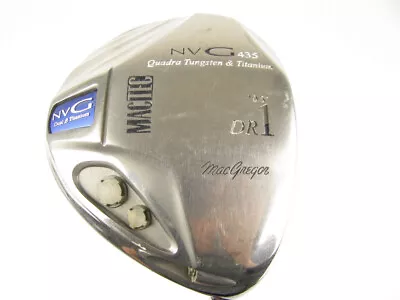 MacGregor Mactec NVG Quadra Tungsten Titanium 435 Driver 10.5* W/ Graphite Regul • $59.99