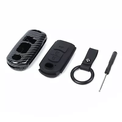 For Mazda 3 5 6 CX5 CX3 CX9 Carbon Fiber Car Remote Key Fob Case Shell Cover Hot • $22.30