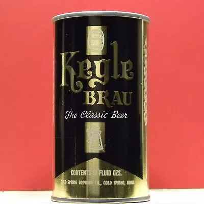 Kegle Brau Beer S/S Can Black & Gold Cold Spring Minnesota 343 1+ H/G P/T A/F • $2.97