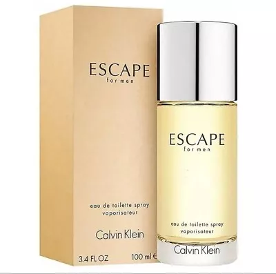 Calvin Klein Escape For Men 100ml Edt Spray - New Boxed & Sealed - Free P&p - Uk • £25