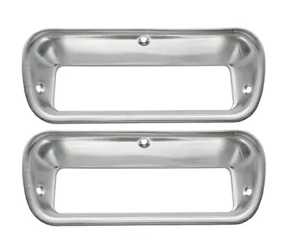 New Turn Signal Park Light Bezel Set For 1962-1966 Chevrolet GMC Trucks • $24.99