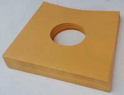 50 - 78 RPM 10  Gold Paper Record Sleeves Acid Free 28# Gold Kraft Paper FREE SH • $32.99