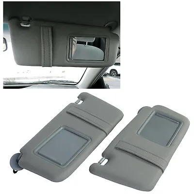 For Toyota Camry 2007-2011 Gray Car Sun Visor Pair Left & Right Side W/O Sunroof • $27.99