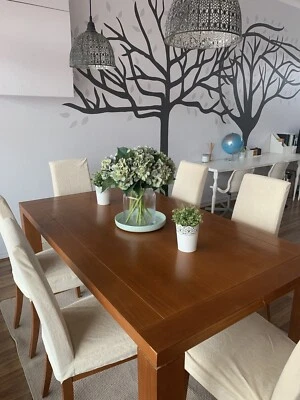 $495 • Buy Stunning Dining Table & 6 Dining Chairs.
