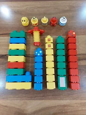 VINTAGE LEGO Duplo PRIMO Bulk Lot 45 Pieces Flower Bee Duck Mirror Rattle Animal • $79.99