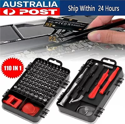 $29.99 • Buy 110 IN 1 Precision Screwdriver Set Computer PC SmartPhone Watch Repair Tool Kit
