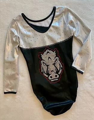 $162.50 • Buy University Of Arkansas NCAA RAZORBACK Leotard COMPETITION Gymnastics GK College