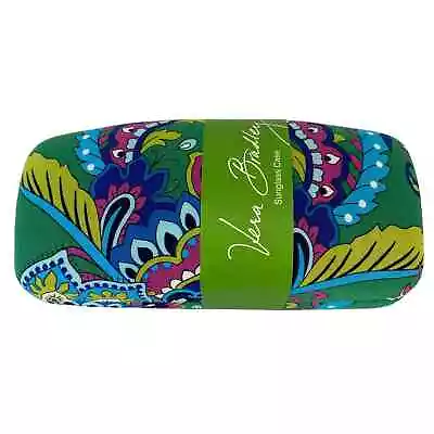 NEW Vera Bradley Optical Case Glasses Hard Emerald Paisley Floral Green • $14.97