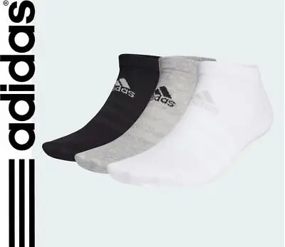 New Adidas Infants / Kids Low Cut Trainer / Liner Socks UK 5 - 11.5k 3 Pair Pack • £5.99