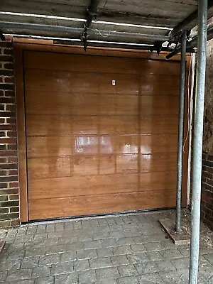 Hormann Sectional M-ribbed Garage Door (Colour: Decograin) • £100