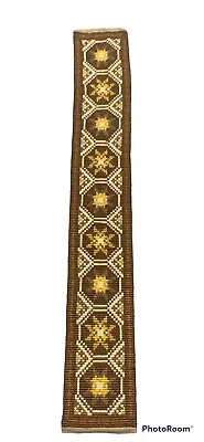 £32.81 • Buy Vintage Bell Pull, Brass Needlepoint Wall Hanging, Hand Made 88x13cm
