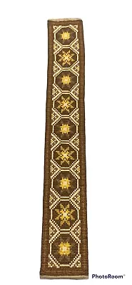 £32.81 • Buy Vintage Bell Pull, Brass Needlepoint Wall Hanging, Hand Made 88x13cm