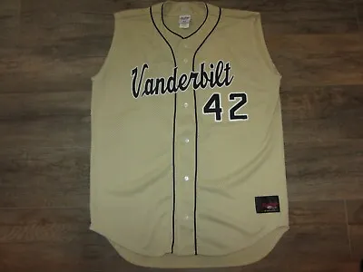 Vanderbilt Commodores Game Used NCAA College Baseball Jersey Sewn XL Rawlings • $5.50