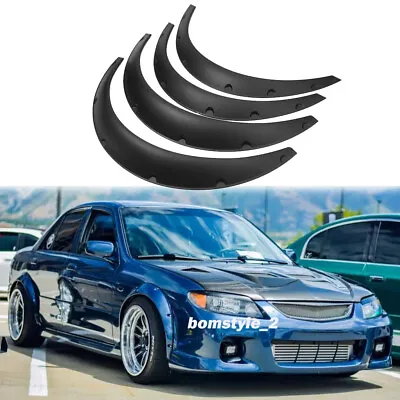 2 /50mm Fender Flares Flexible Durable Extra Wide Body Kit For Mazda 323 Protegé • $84.23
