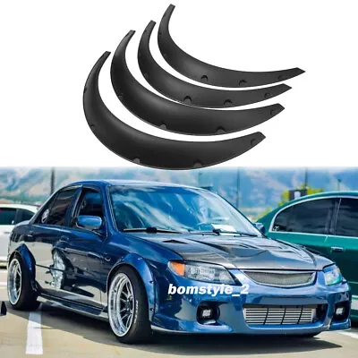 For Mazda Protege 98-2003 Fender Flares Flexible Wide Body Kit Wheel Arches 4.5  • $65.65