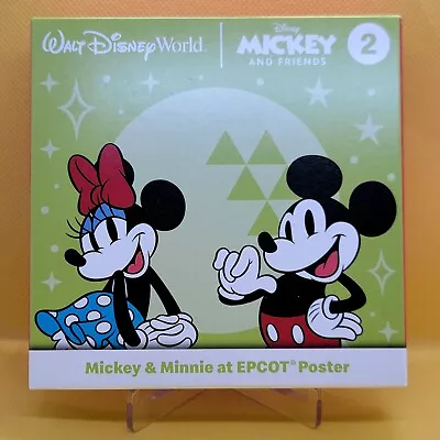 Mcdonalds Happy Meal Toy 2022 (Mickey And Minnie At Epcot Poster) New/ Unopened • $5.95