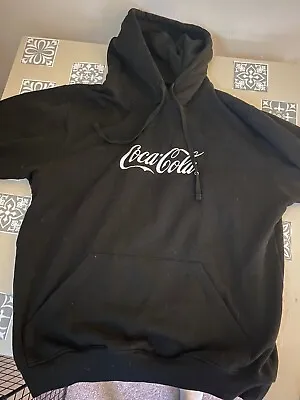 Coke Coca Cola Black Hoodie Size Large • £1.99