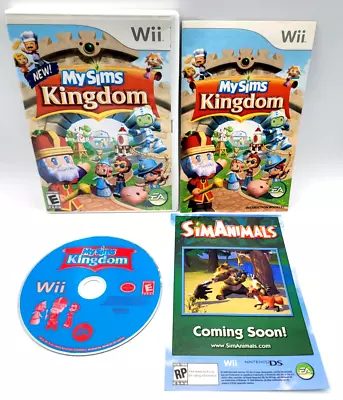 MY SIMS KINGDOM CIB COMPLETE IN BOX NINTENDO Wii GAME  EA • $14.87