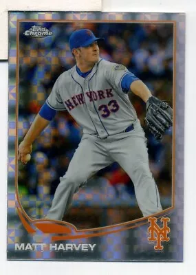 2013 (METS) Topps Chrome X-Fractors #117 Matt Harvey • $1.79