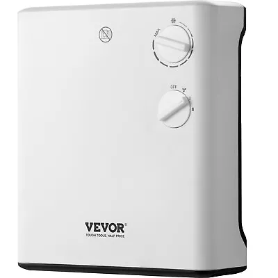 $37.04 • Buy VEVOR Electric Space Heater 1500W Knob Adjustment Safety Protection For Indoor