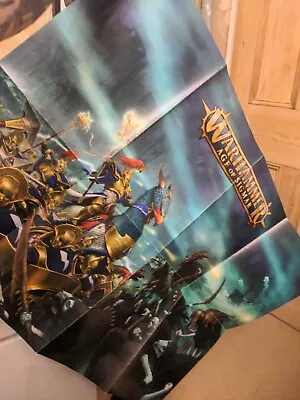 Games Workshop Warhammer Poster. AGE OF SIGMAR. Double Sided- A1 • £7.47