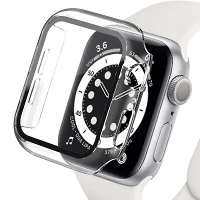 £3.99 • Buy For Apple Watch Series 2/3/4/5/6/7/SE Case Tempered Glass Screen Protector Cover