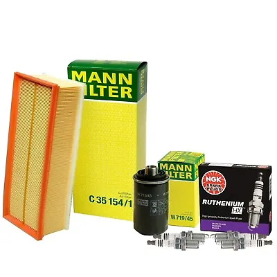 Mann Filters And NGK Spark Plugs Ignition Tune-Up Kit For Audi A3 VW CC Eos L4 • $105.95