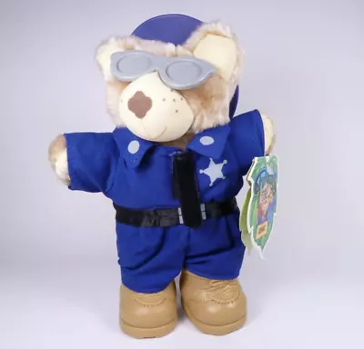 Vintage 1988 Furskin Bear Sheriff Jedgar  7  Plush W/ Tag VGC • $7.99