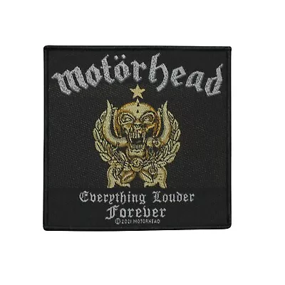 Motorhead Everything Louder Forever Woven Sew On Patch - Licensed 091-11 • $6.50