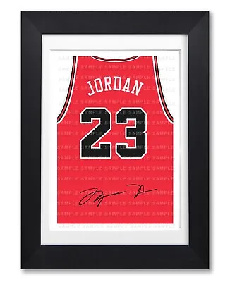 $21.94 • Buy Michael Jordan Chicago Bulls Signed Poster Print Photo Autograph Jersey Shirt
