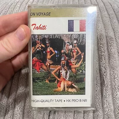 Vintage Cassette Tape Bon Voyage Tahiti  • $7