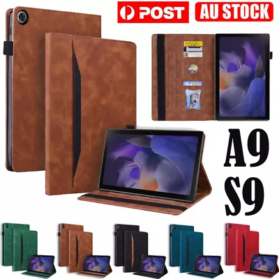 For Samsung Galaxy Tab A9 A9+ S9 Plus Ultra Case Wallet Flip Shockproof Cover • $22.86