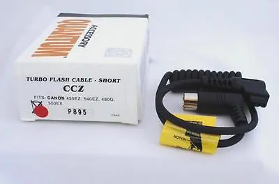 QUANTUM Ccz Turbo Flash Cable Short Canon • £29.94