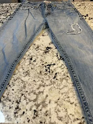 MEK Denim Jeans Mens 34x30 Bootcut Distressed Relaxed Casual * • $24.65