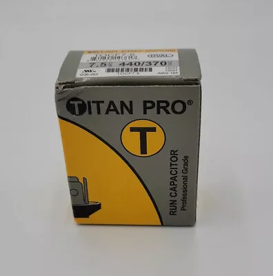 TitanPro TOCF7.5 OVAL Motor Run Capacitor 440/370  • $15