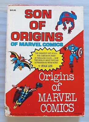 Marvel Fireside Origins Of Son Of Origins Of Marvel Comics Box Set Lee 1976 • $87.50