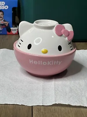 Vintage Hello Kitty Rice Bowl W Lid 2002 Sanrio Japan EUC • $40.50